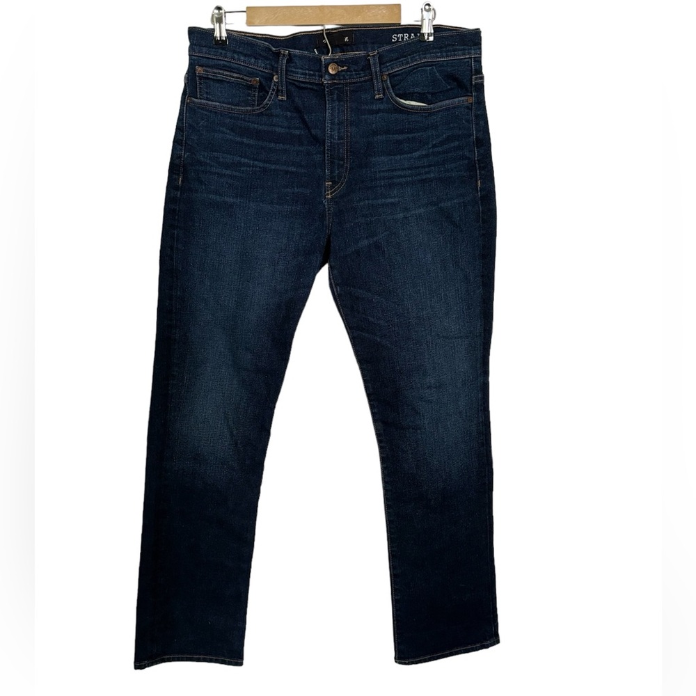Madewell Straight Leg Dark Denim Jeans